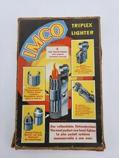 Originalverpackung 30er # Imco Triplex Austria # Sturmfeuerzeug Benzinfeuerzeug