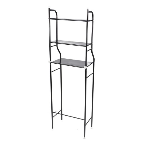 Modern 3-Layer Over Toilet Shelf Iron Bathroom Storage Rack Organizer SNQ - Picture 10 of 19