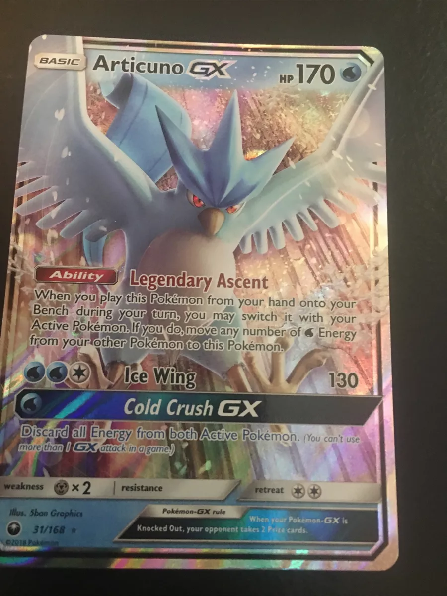 Articuno GX - 31/168 - Ultra Rare