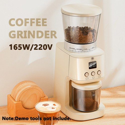 275G Commercial Electric Coffee Grinder 220V Coffee Bean Mill Conical Burr 165W - Picture 17 of 17