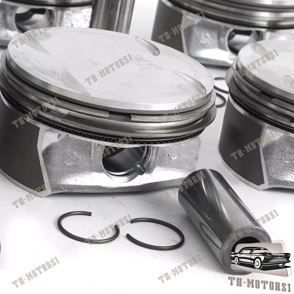 Juego de 6 anillos de pistón MAHLE 92,6+0,5 mm para Mercedes-Benz C350 E350 S350 3,5 L M272 Foto 3 de 4