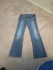 Xoxo Girls Size 10 Denim Jeans Pants Lace Pockets