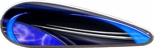 Shok motorcycle tank vinyl graphic decal set - Picture 2 of 6