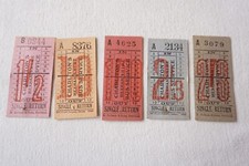 Charltons Hexhams Hire Bus Service Independent Bus Tram Ticket x5