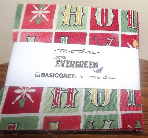 Quilt Fabric Charm Pack 5" square Moda 42 ct. "Evergreen"