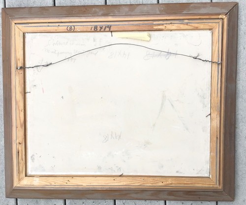 Vintage SVEN OHRVEL CARLSON Oil Painting GLOUCESTER MONTGOMERY BOAT YARD 1997 - Picture 5 of 9