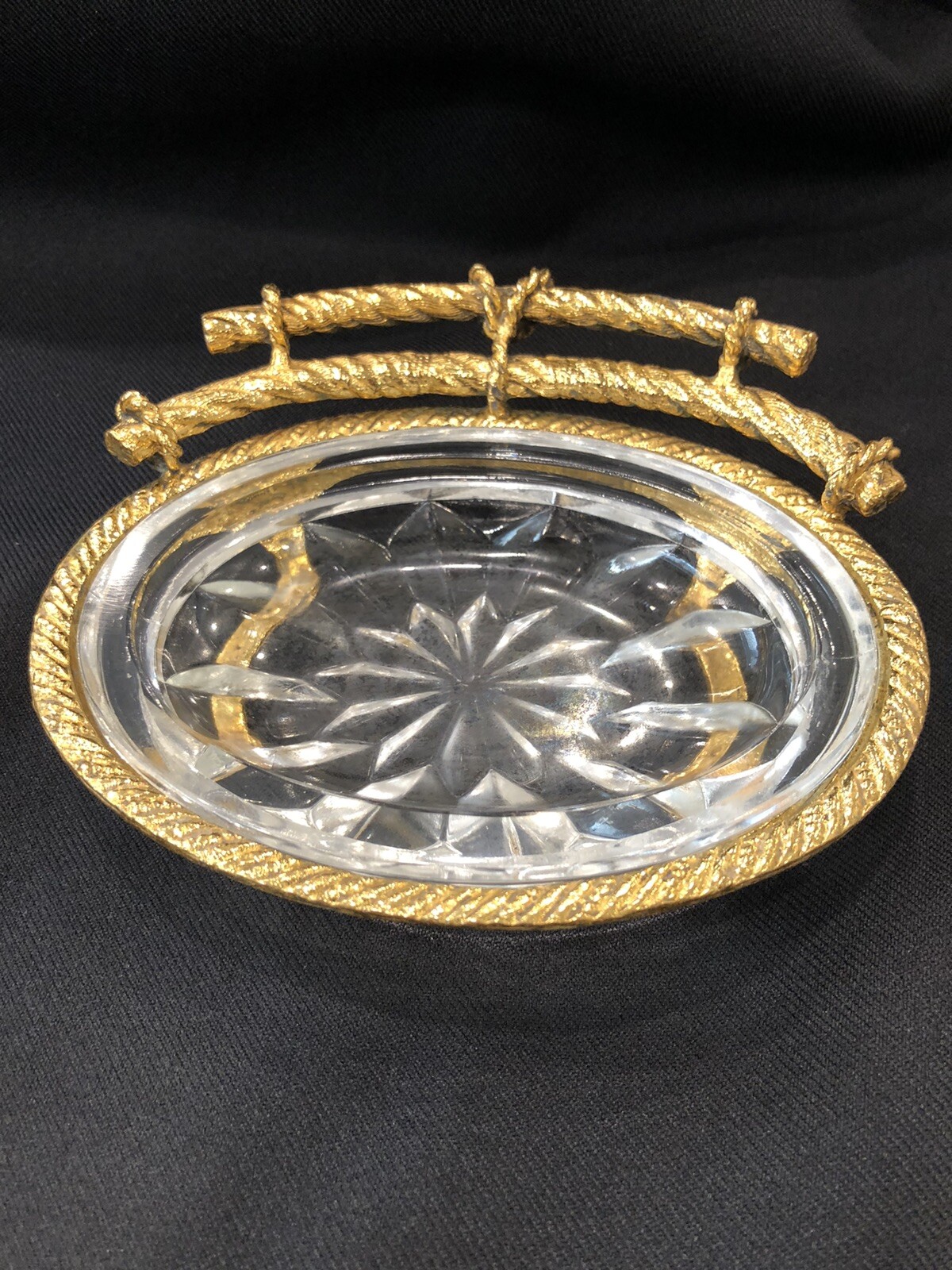 Vintage Brass Matson Soap Dish Gold Tone Fancy Rich Looking eBay