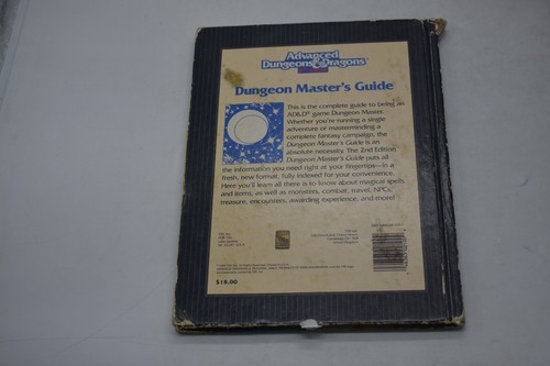 The Dungeon Master's Guide Advanced Dungeon 2nd Edition - 2100 -1st PRINT - Picture 2 of 12