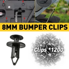 1200pcs ABS Push Type Retainer Clips for 8mm Hole GM 21030249 Chrysler 6503598