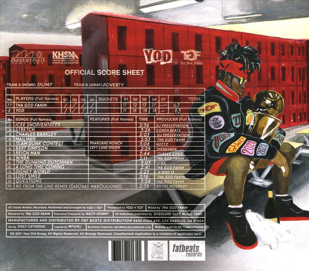 レア世界希少レコードYour Old Droog x Tha God Fahim THA GOD FAHIM X YOUR OLD DROOG / THA WOLF ON WALL ST