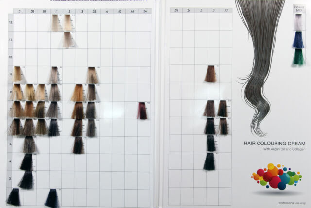 Hair Stylist Color Chart