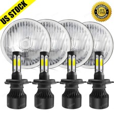 5-34 Stock Glass Metal Headlight 1824w 6k Led H4 Lamp Light Bulb Headlamp Set 5-34 Stock Glass Metal Headlight 1824w 6k Led H4 Lamp Light Bulb Headlamp Set