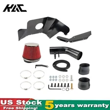 Cold Air Intake Induction Pipe Kit w/Heat Shield For 2015-2017 Ford Mustang 3.7L