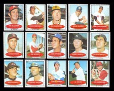 1971 BAZOOKA BASEBALL NUMBERED TEST SET ~ CLEMENTE ROSE AARON BENCH SEAVER YAZ