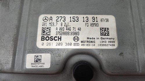 OEM 2007-2012 Mercedes GL450 GL550 ECU ECM Engine Control Module A2731531391 - Picture 3 of 9