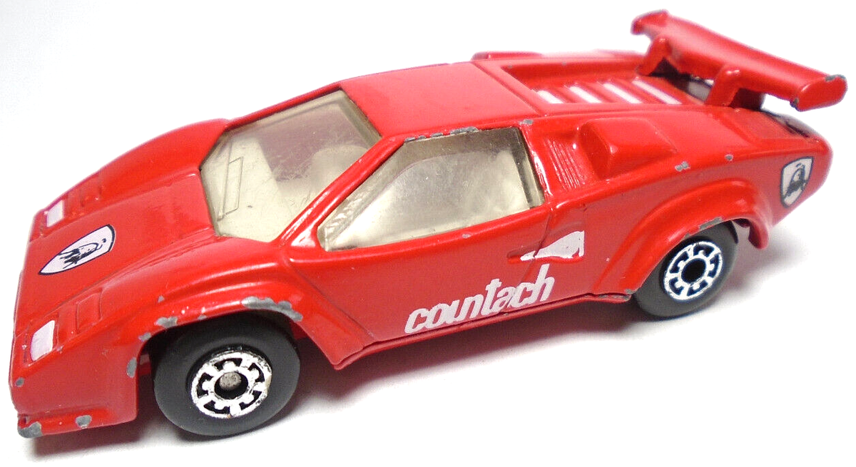 1985 MATCHBOX LAMBORGHINI COUNTACH LP 5000S RED 1:56 DIECAST 3