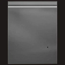 100 Pcs 8"x10" Clear Self-sealing Poly Bag with Reclosable Zip