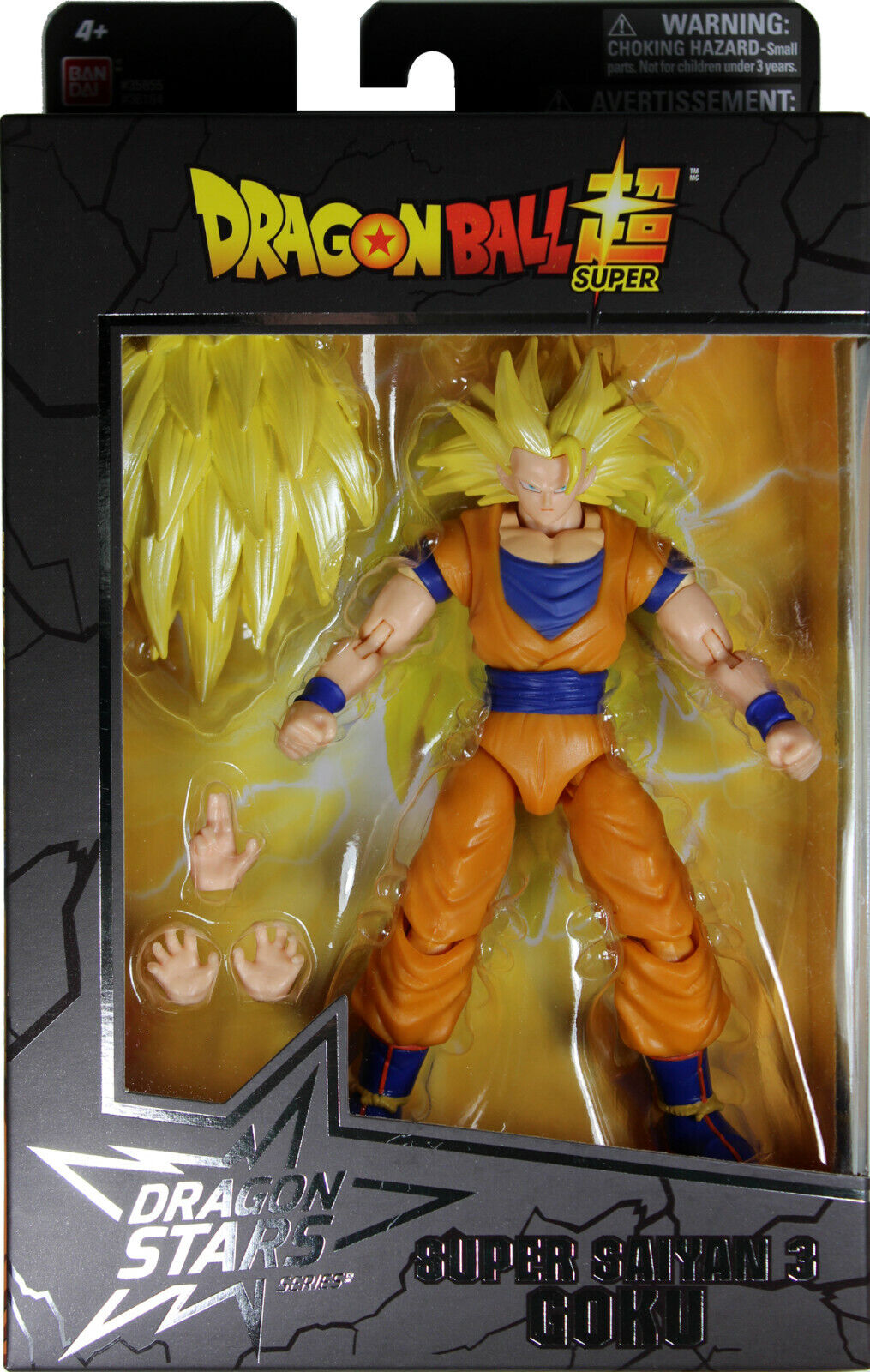 Dragon Ball Super Bandai Dragon Stars Goku Action Figure Set, 3 Pieces