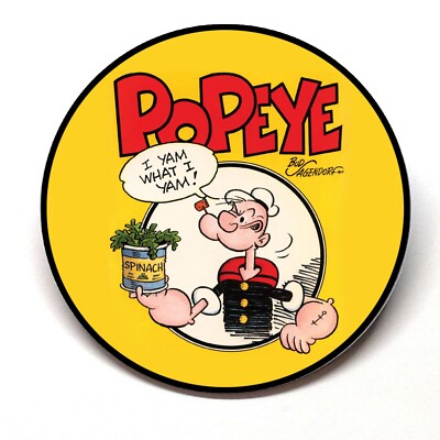 Popeye I Yam What I Yam Fridge Magnet Vintage Style BUY 3 GET 4 FREE MIX & MATCH