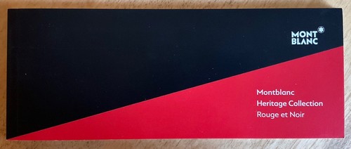 MontBlanc Heritage Collection Rouge & Noir - Sin bolígrafo, solo caja con folleto - Imagen 2 de 5