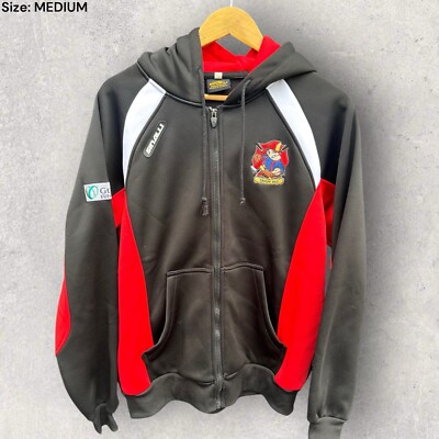 FIRE NSW RUGBY LEAGUE HOODED JUMPER Size Medium 