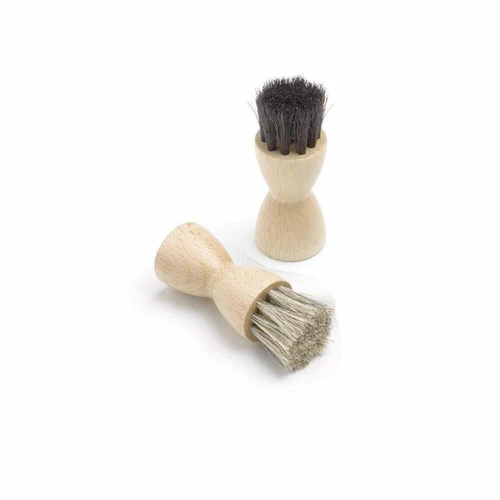 Tadabo 2 x / 4 x  Tiegelbürste Auftragsbürste Rosshaar - für Schuhcreme