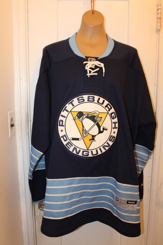 Maillot de hockey classique hiver REEBOK NHL Pittsburgh Penguins 2011 hommes XXL vintage - Photo 1/11