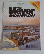 The Meyer Snow Plow Chevrolet Brochure Advertising