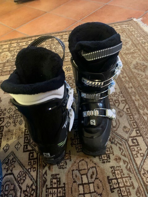 scarponi da sci bambino salomon 276mm 23 23.5 con sacca