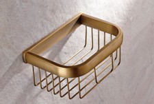 Bathroom Antique Brass Wall Mounted Toilet Paper Holder Tissue Roll Rack sba534