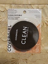 Covergirl-Clean Invisible  Loose Powder - 130 TRANSLUCENT MEDIUM WARM-NEW!
