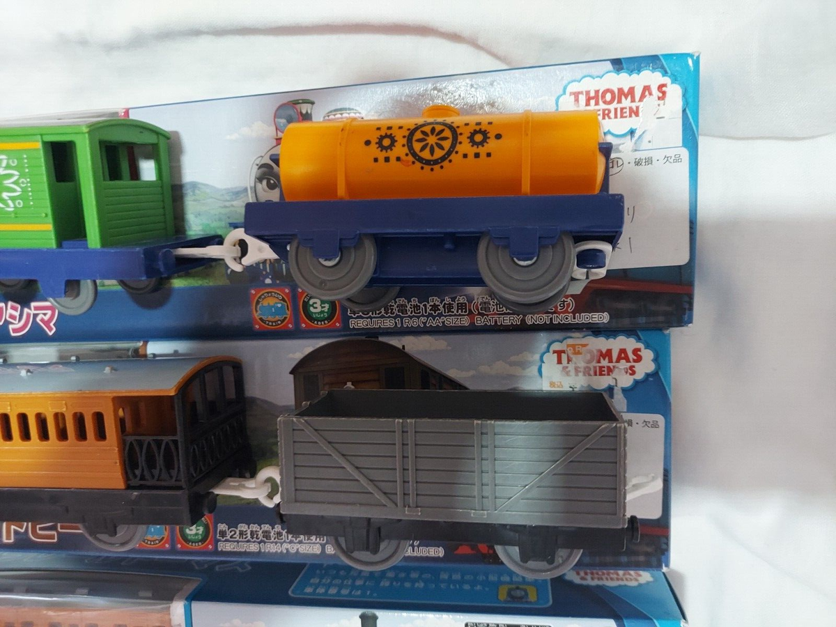 Takara Tomy Plarail Thomas Unopened to Used Related Item Set
