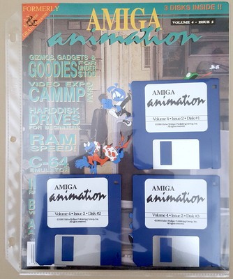 Amiga Animation Vol4 Iss2 Disk Magazine  1990 Commodore 64 Amiga - A64 Emulator