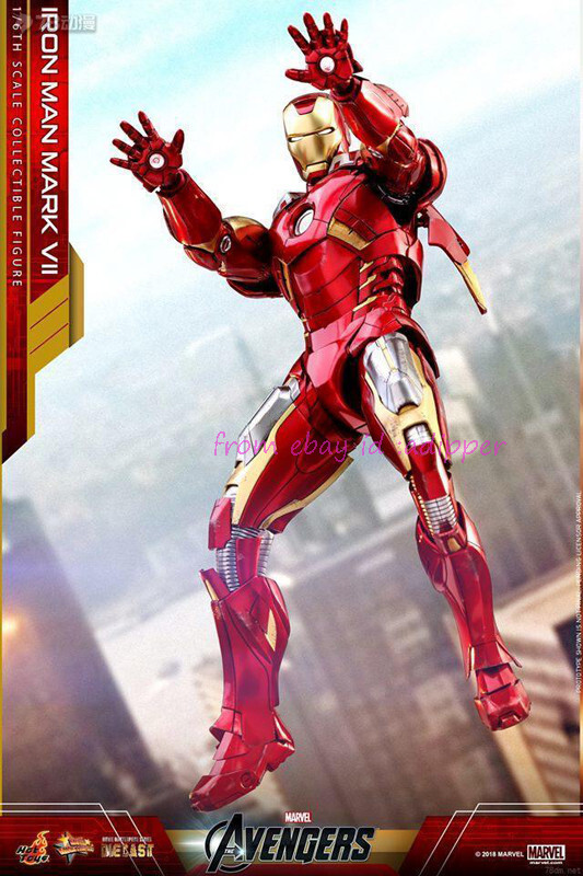 Hot Toys Mms500d27 1/6 The Avengers Iron Man Mark 7 Vii Diecast