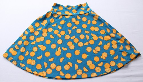LulaRoe Girls' Simply Comfortable Azure Skirt DH3 Multicolor 4 NWT - Picture 3 of 5