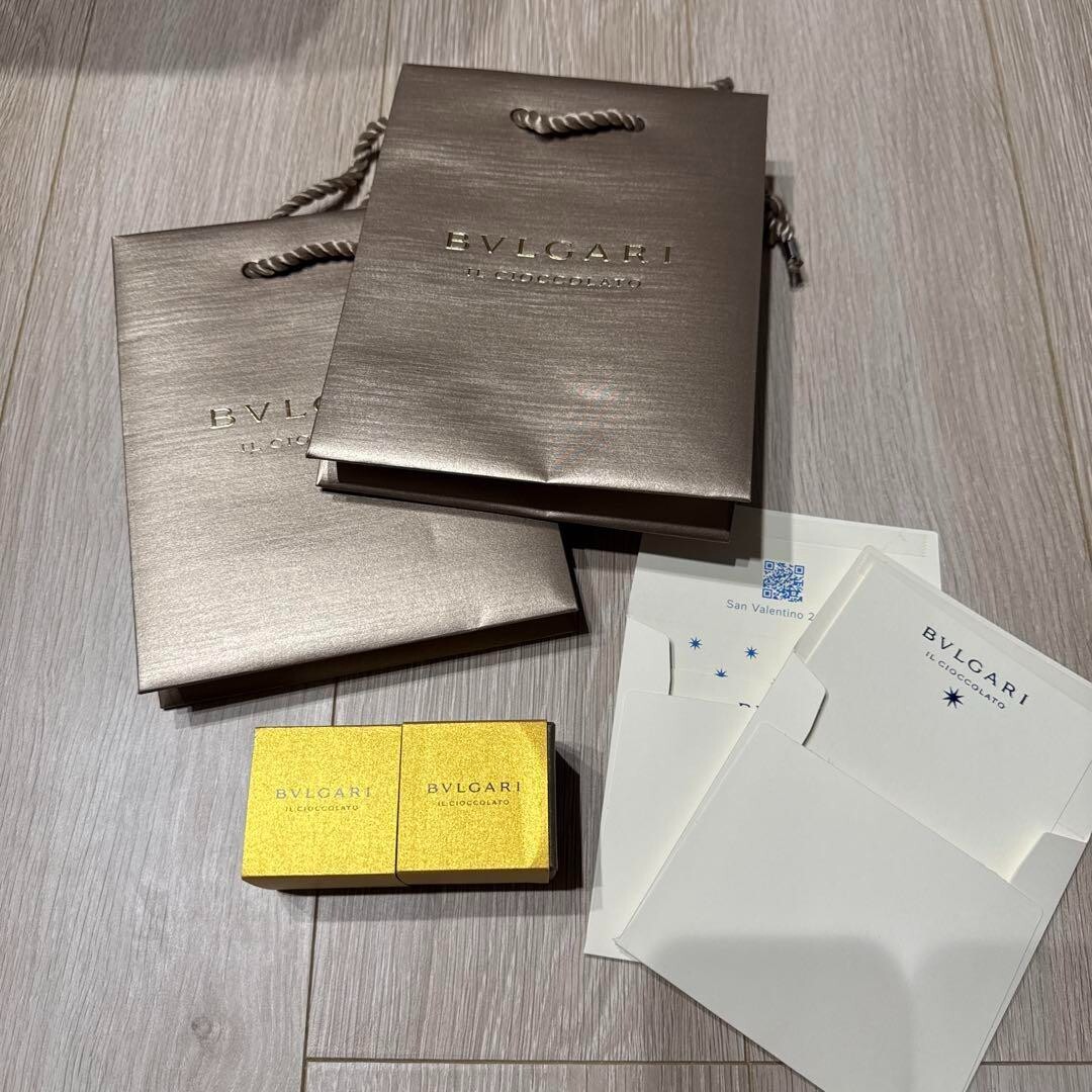 BVLGARI 2024 limited edition gift bag with message card Used | eBay