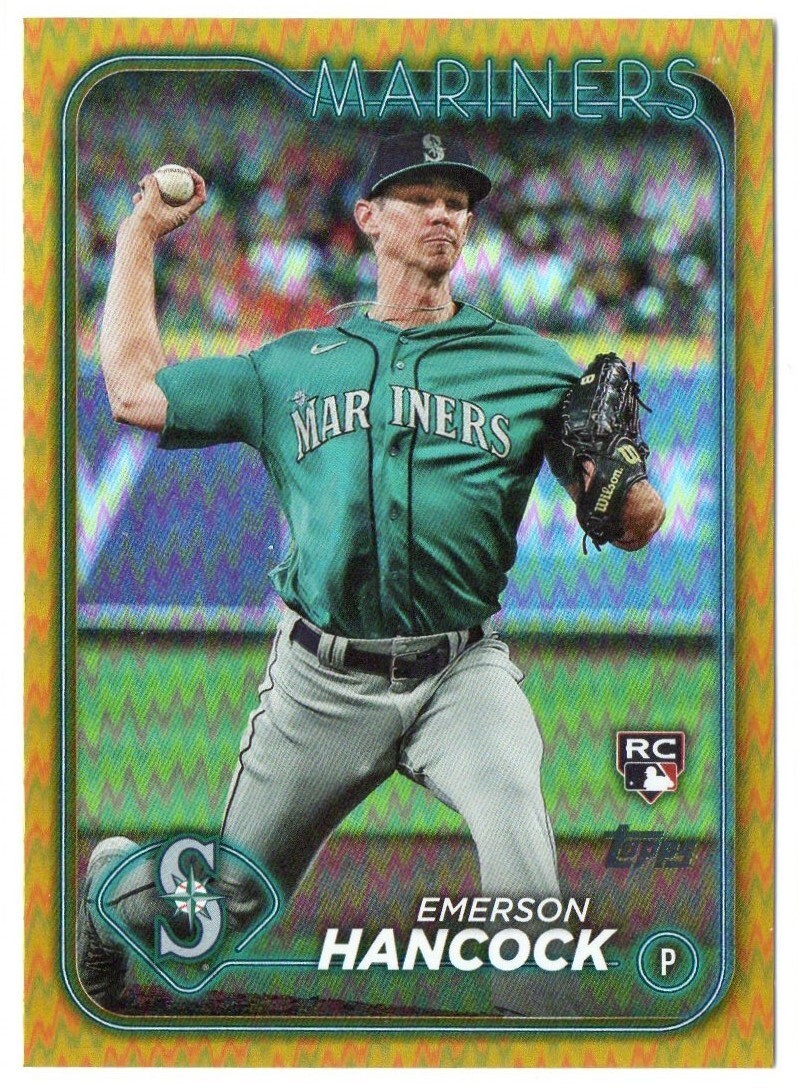 Emerson Hancock 2024 Topps Gold Foil Rookie Card #39