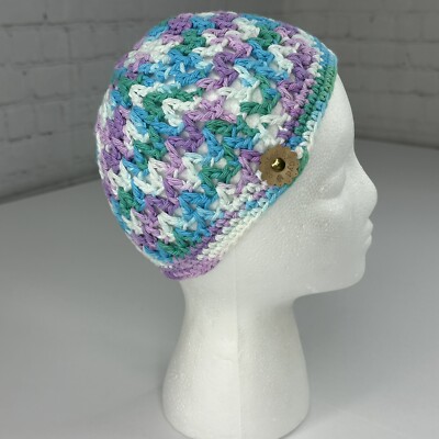 Handmade New Clem Lily Sugar N Cream in Beach Ball Blue Knit  display picture 1