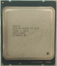 Intel-Xeon E5-2660 8-Core CPU 2.20 GHz, 20 MB SmartCache, Socket 2011 - (SR0KK)