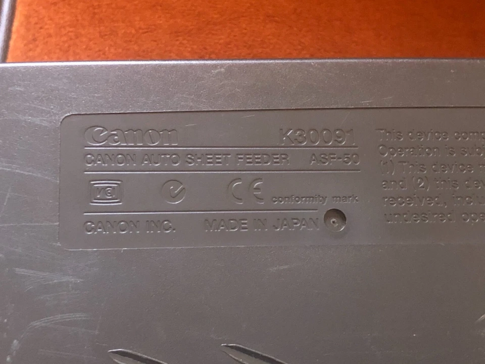 Canon bjc-50 Printer Portable Color Bubble Jet - Image 4 of 4