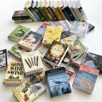 20pc Dollhouse Fairy Books 1/6 Scale Fill Desktop Bookshelf Miniature Accessory