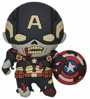 Monogram Marvel 3D Figural Bag Clip Marvel What If? Zombie Captain America