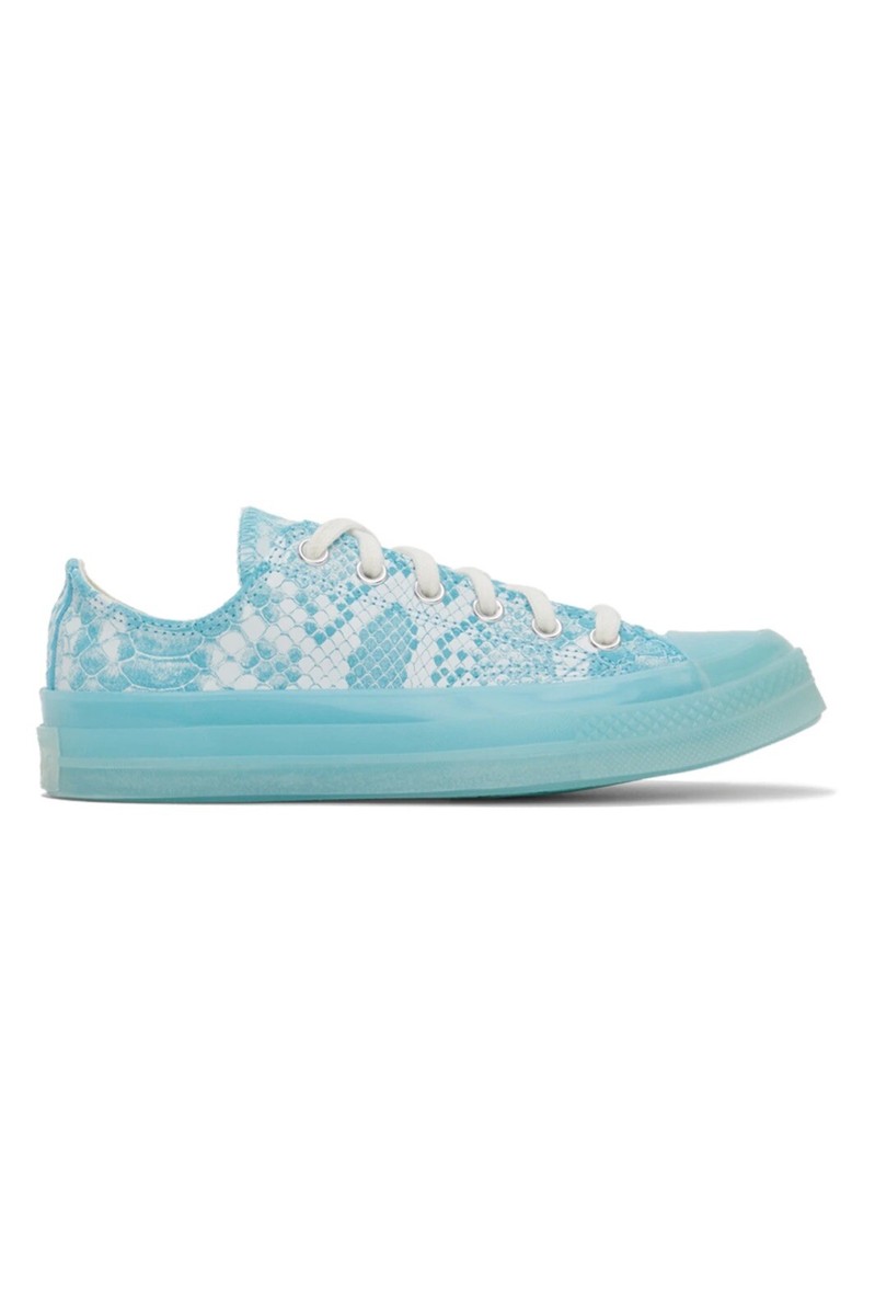 Converse x Golf Wang Chuck 70 Python Snake Blue US8.5 Unisex Low