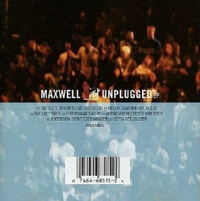 Maxwell MTV Unplugged CD Funk Soul 2010 Japan