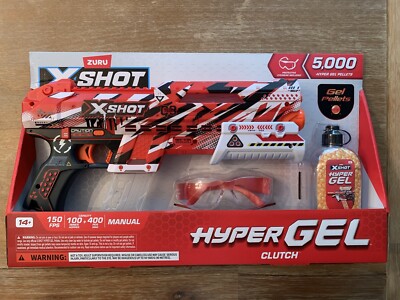 Zuru X Shot Hyper Gel Clutch Blaster New 5,000 Pellets