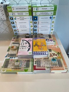 Huge Lot of 31 Cricut Cartridge Handbook Keyboard and More