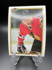 1990-91 Bowman Hockey - Adam Creighton #9 Blackhawks