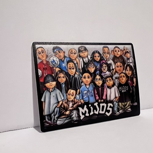 Mijos Chicano Art Sticker Lowrider Cartoon Style Vinyl Sticker Vintage Homies - Picture 2 of 3