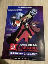 CAPITAN HARLOCK 45esimo anniversario - FILM POSTER NUOVO ORIGINALE 35x50CM