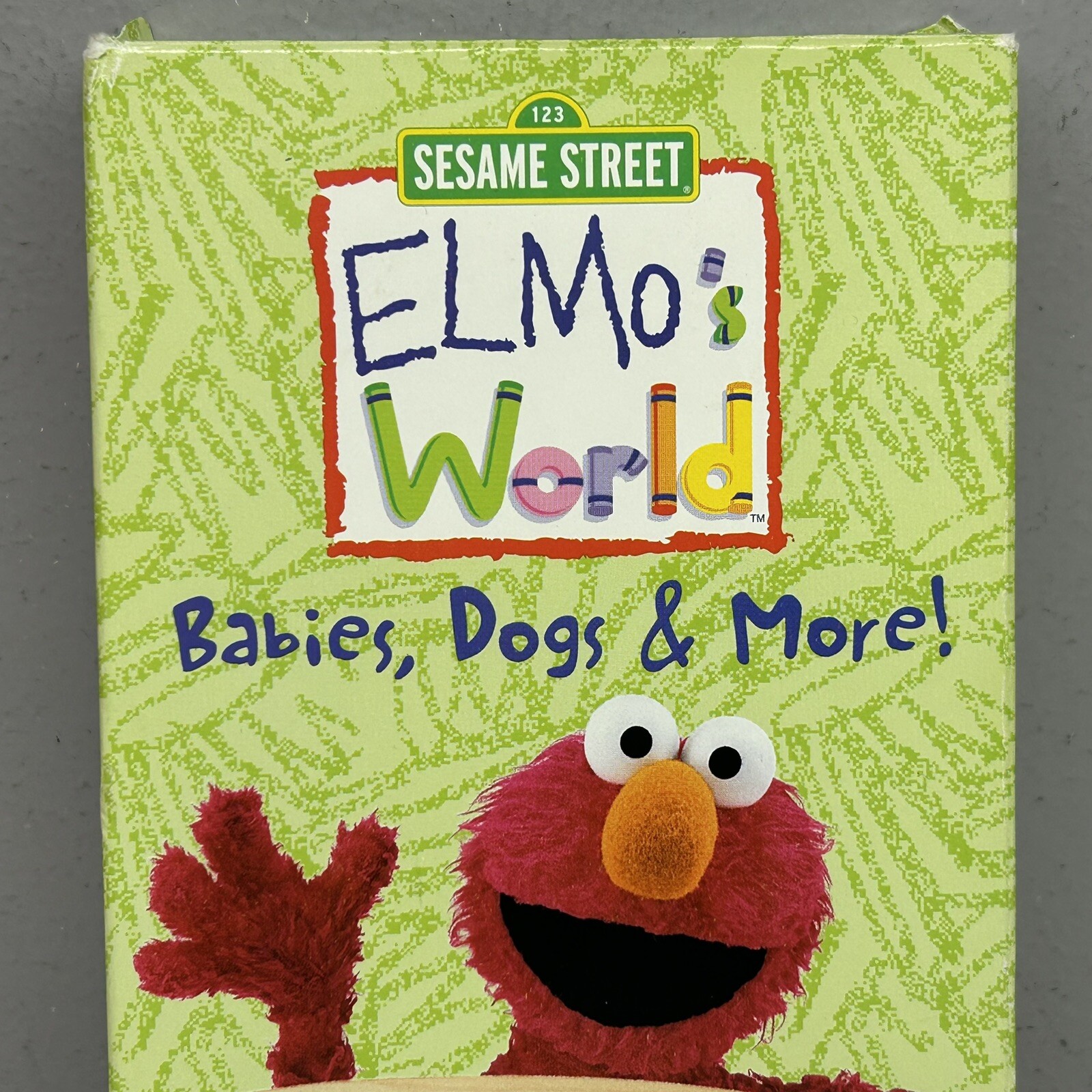 Sesame Street Elmo’s World Babies Dogs VHS Video Tape Preschool PBS Kids Show